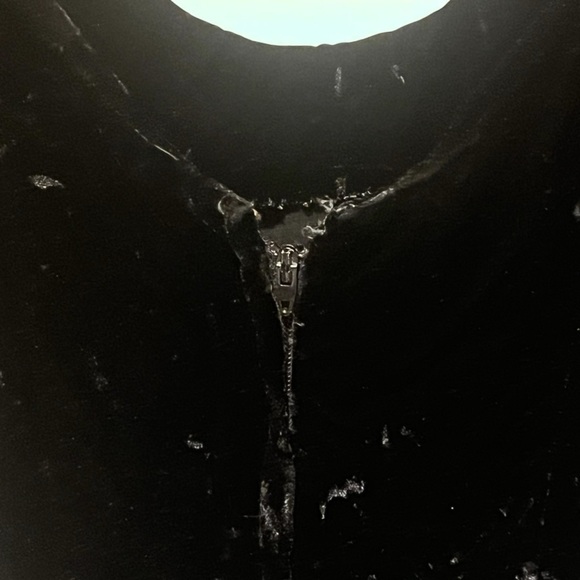 Vintage Suzy Perette velvet cocktail dress with beaded sleeves early 1950’s - Picture 5 of 6